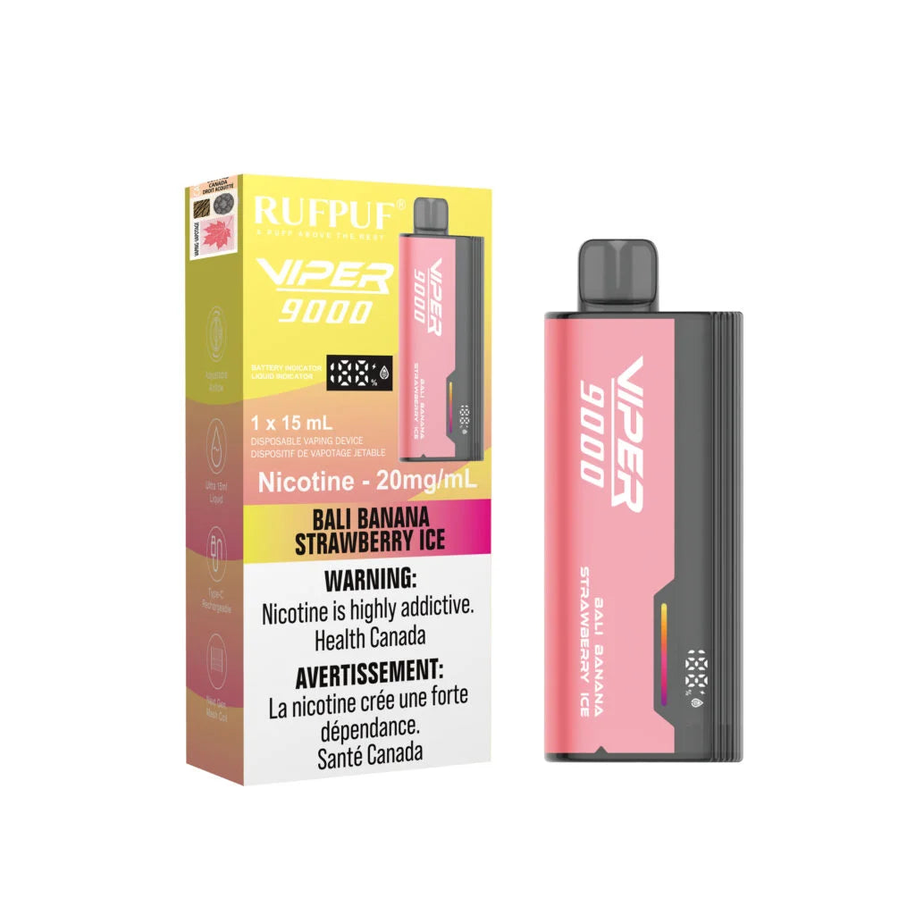 rufpuf Viper 9000 Bali Banana Strawberry Ice (20mg)