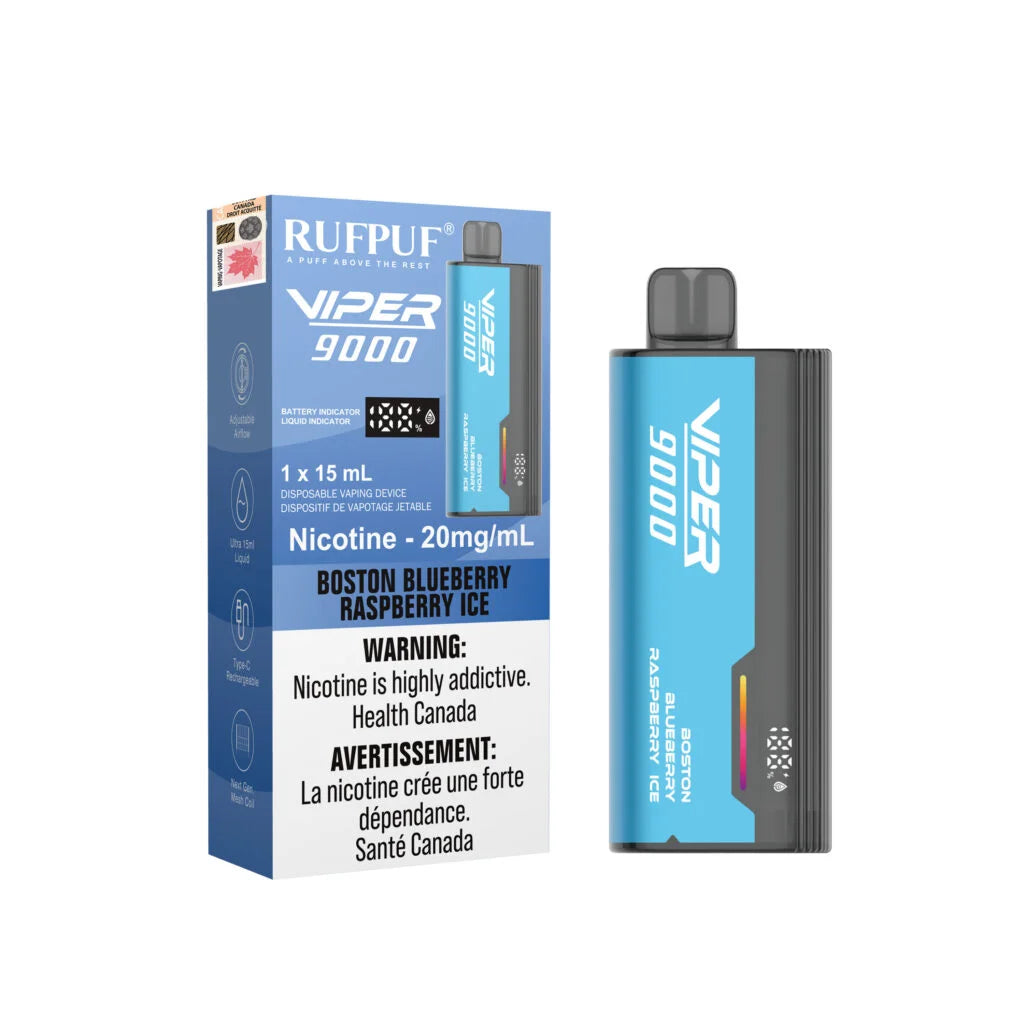 rufpuf viper 9000 Boston Blueberry Raspberry Ice (20mg)