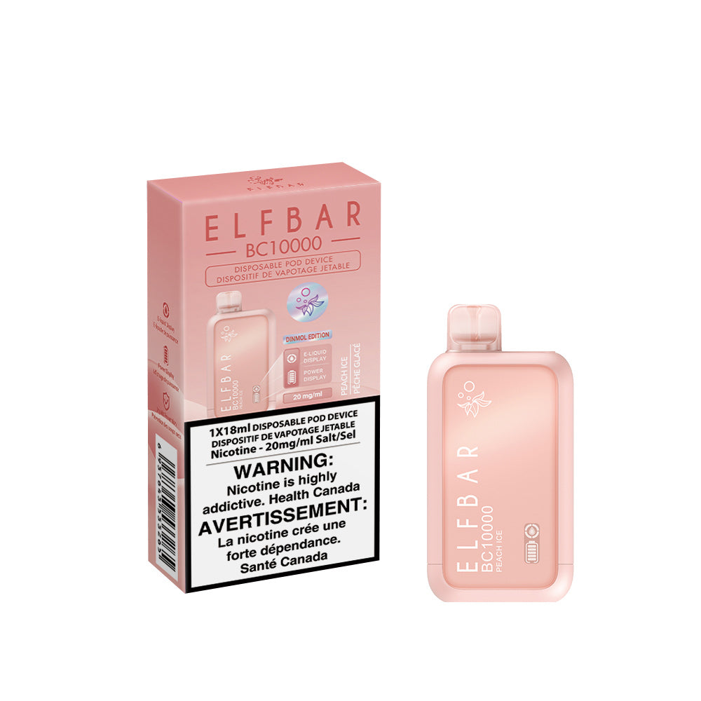 (Ontario) Elf Bar BC10K Disposable Peach Ice
