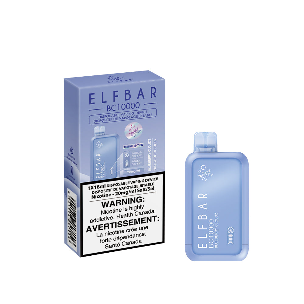 (Ontario) Elf Bar BC10K Disposable Blueberry Cloudz