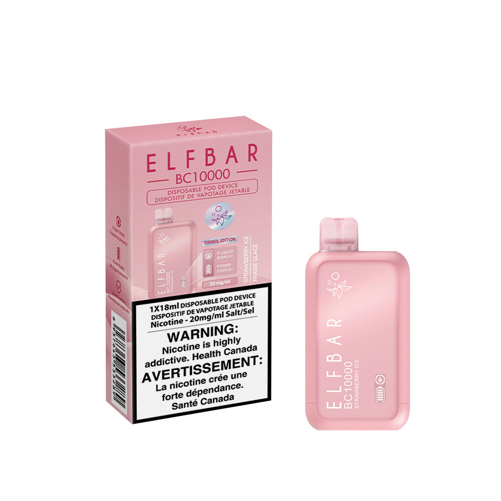 (Ontario) Elf Bar BC10K Disposable Strawberry Ice