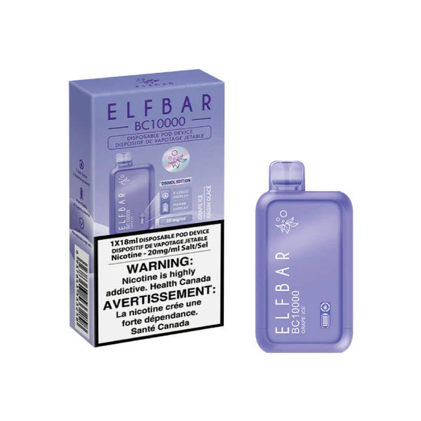 (Ontario) Elf Bar BC10K Disposable Grape Ice