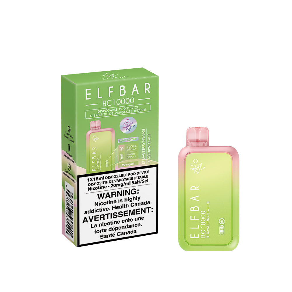 (Ontario) Elf Bar BC10K Disposable Strawberry Kiwi Ice