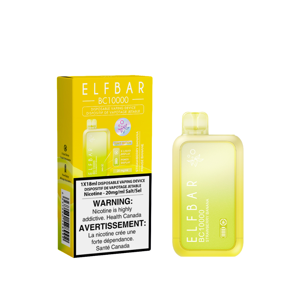 (Ontario) Elf Bar BC10K Disposable Strawberry Banana