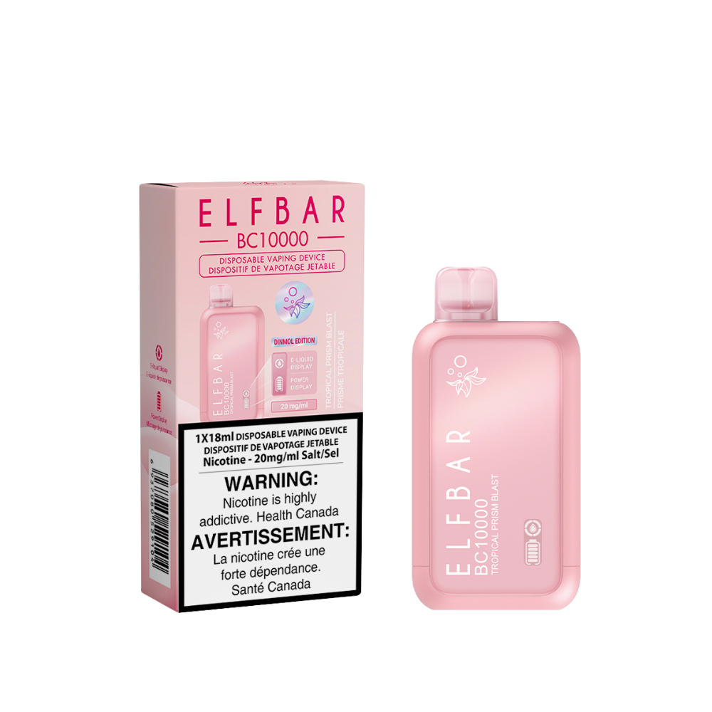 (Ontario) Elf Bar BC10K Disposable Tropical Prism Blast