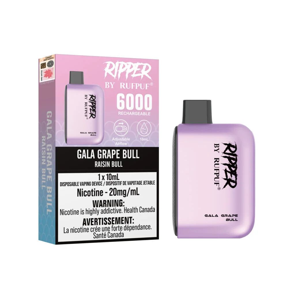 Rufpuf Ripper 6000 Gala Grape Bull (20mg)