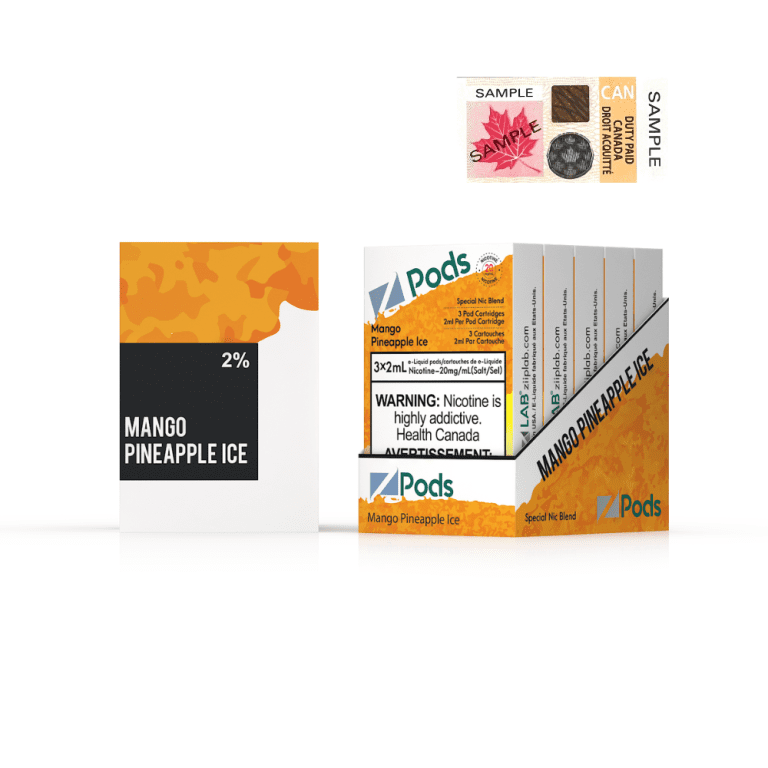 Z pods pineapple mango ice 20MG Ontario