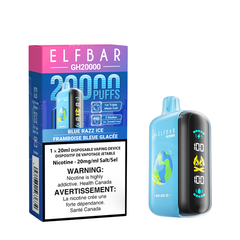 (Ontario) Elf Bar GH20k Disposable Vape - Blue Razz Ice
