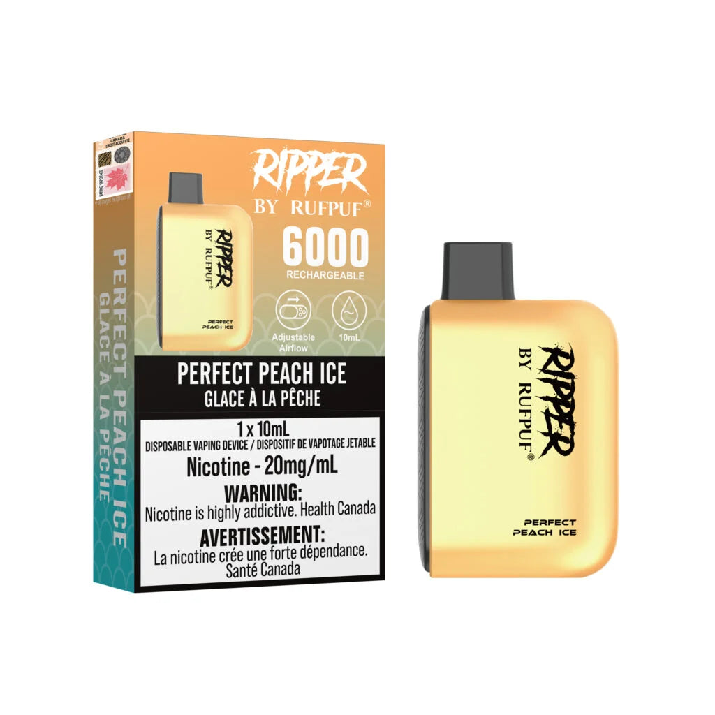 Rufpuf Ripper 6000 Perfect Peach Ice (20mg)