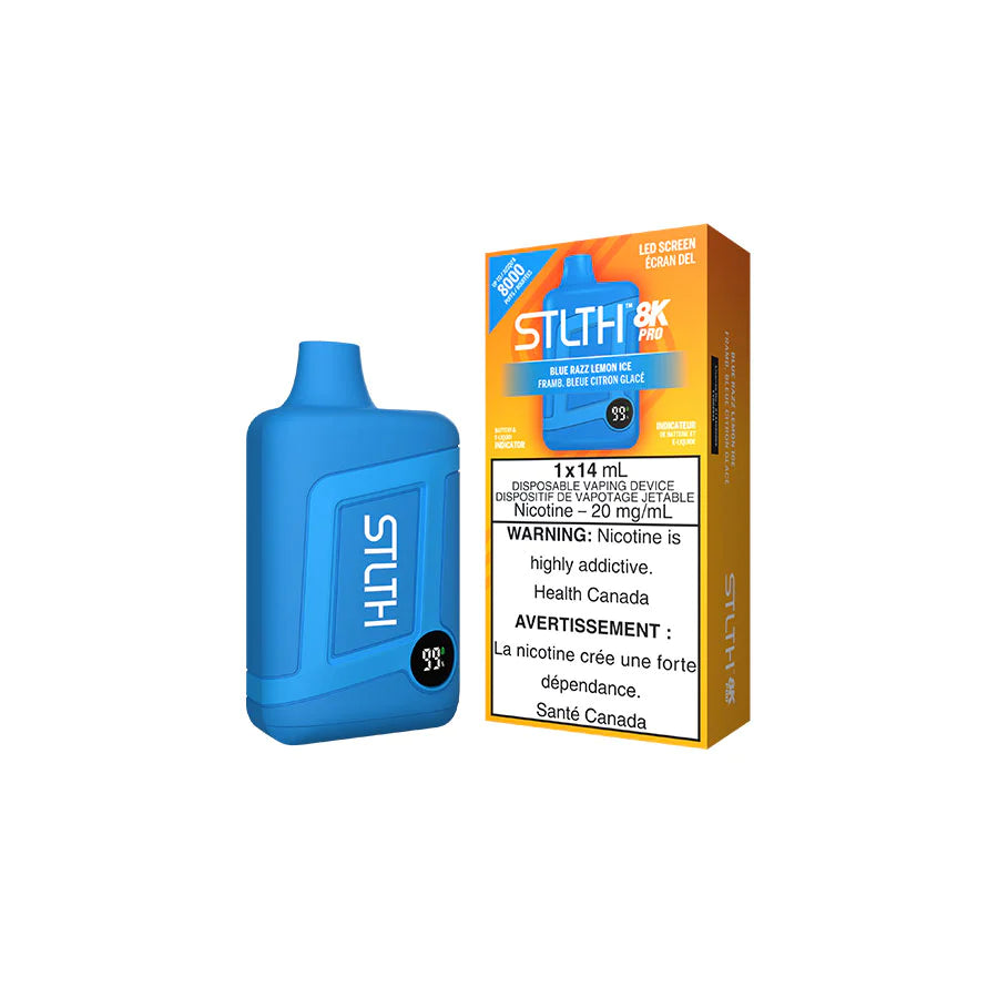STLTH 8K PRO - BLUE RAZZ LEMON ICE (20mg)