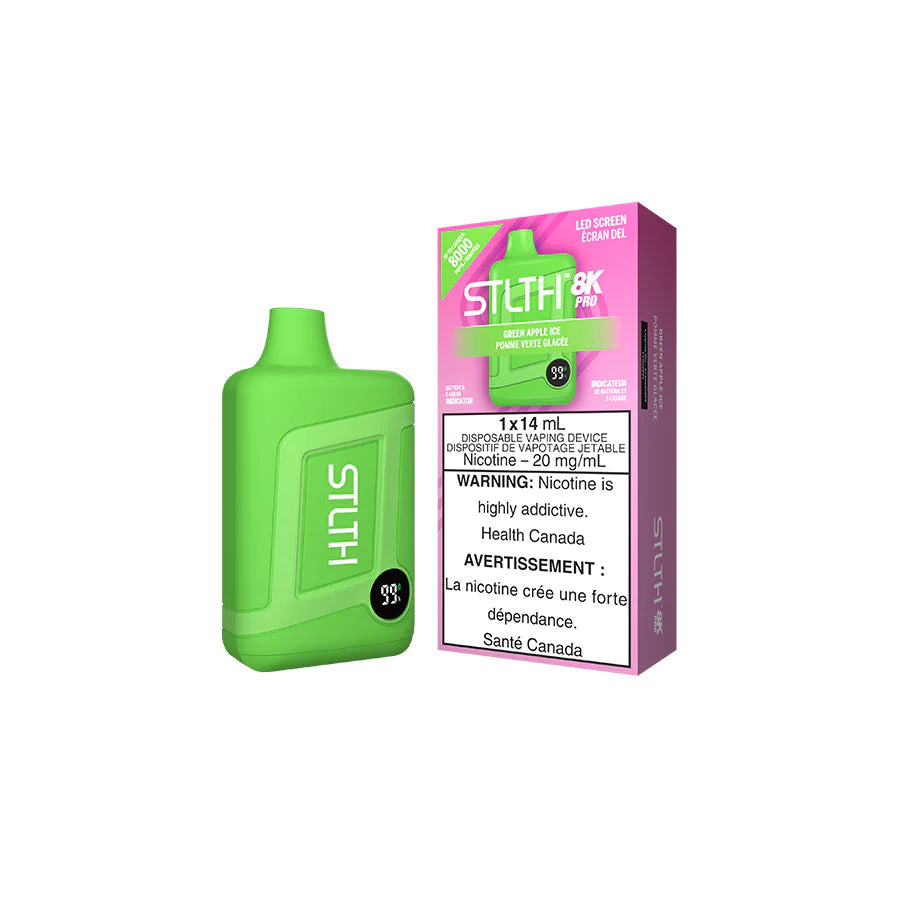 STLTH 8K PRO - GREEN APPLE ICE (20mg)