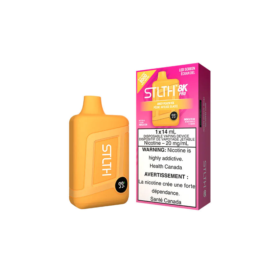 STLTH 8K PRO - JUICY PEACH ICE (20mg)