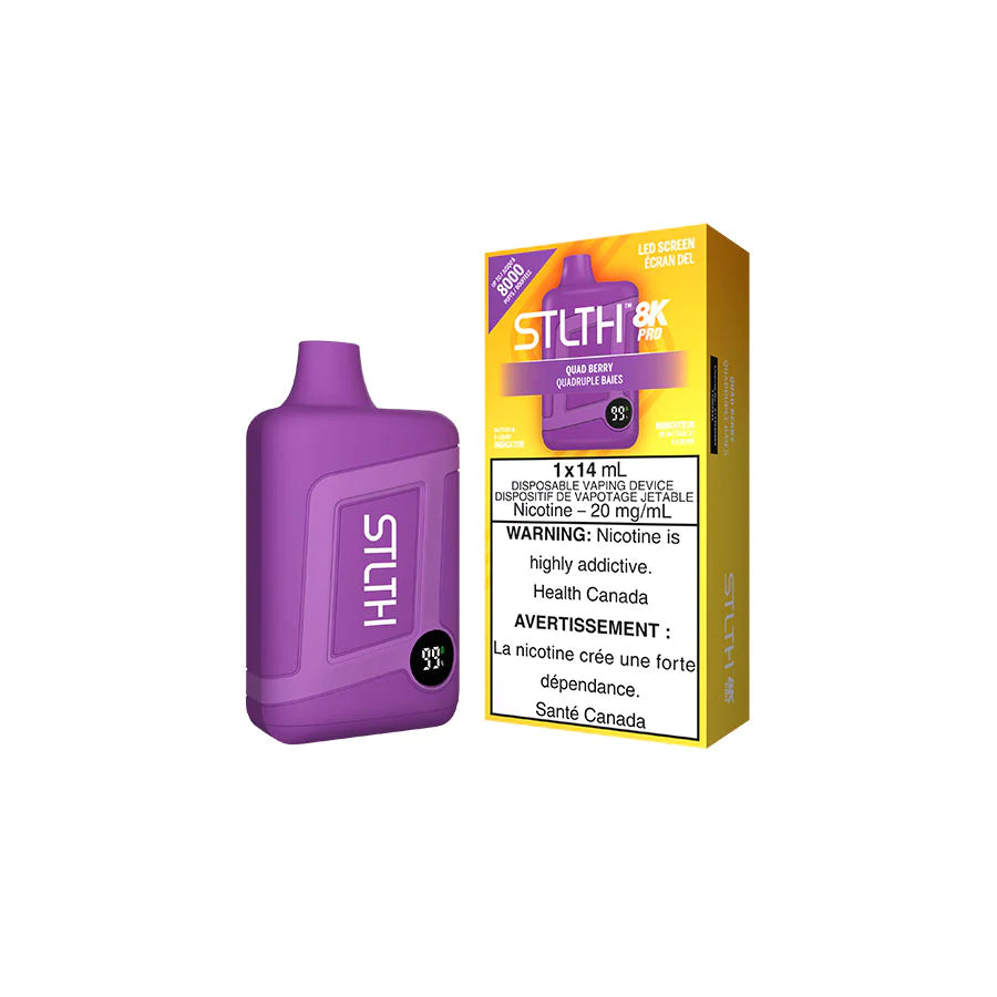 STLTH 8K PRO - QUAD BERRY (20mg)