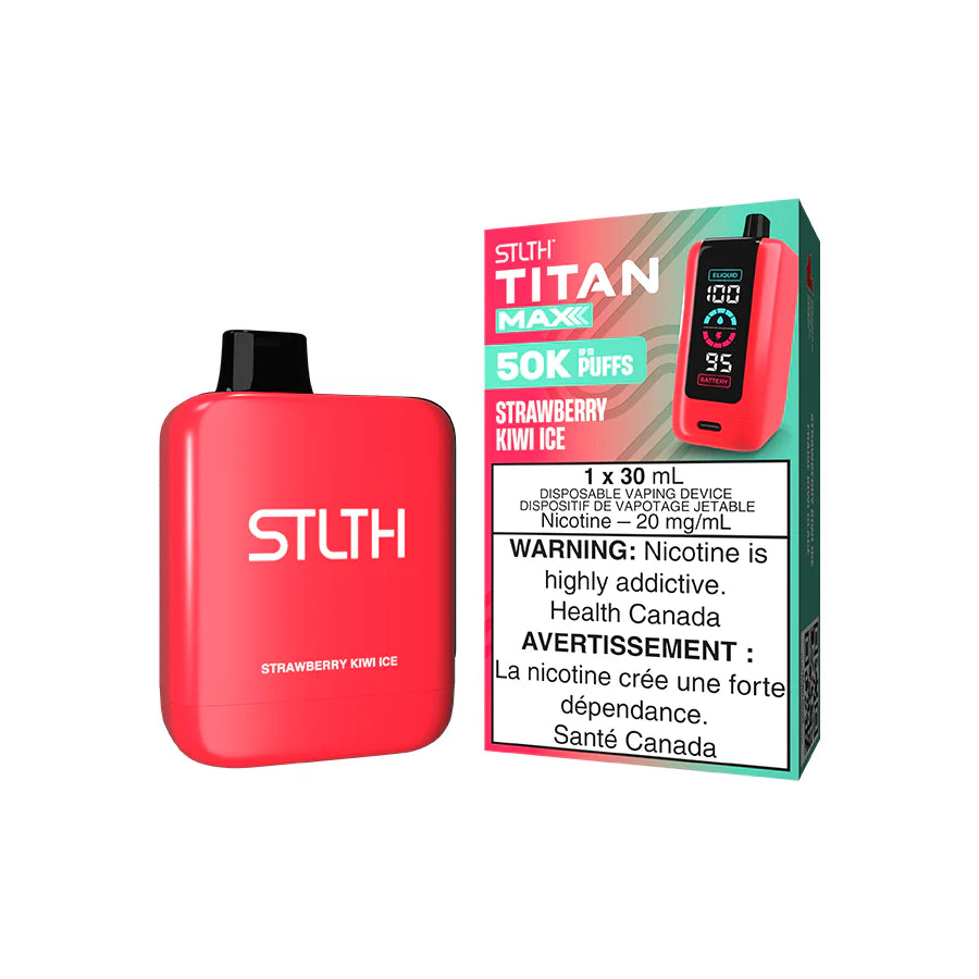 (Ontario) STLTH TITAN MAX 50K DISPOSABLE - STRAWBERRY KIWI ICE