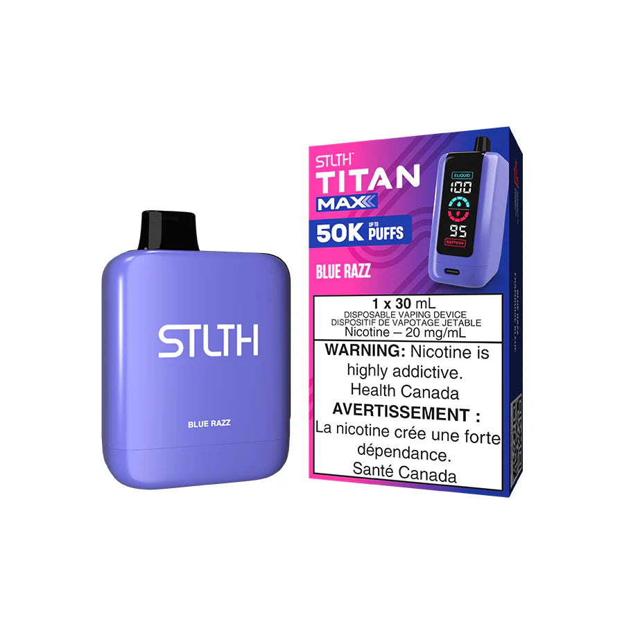 (Ontario) STLTH TITAN MAX 50K DISPOSABLE - BLUE RAZZ