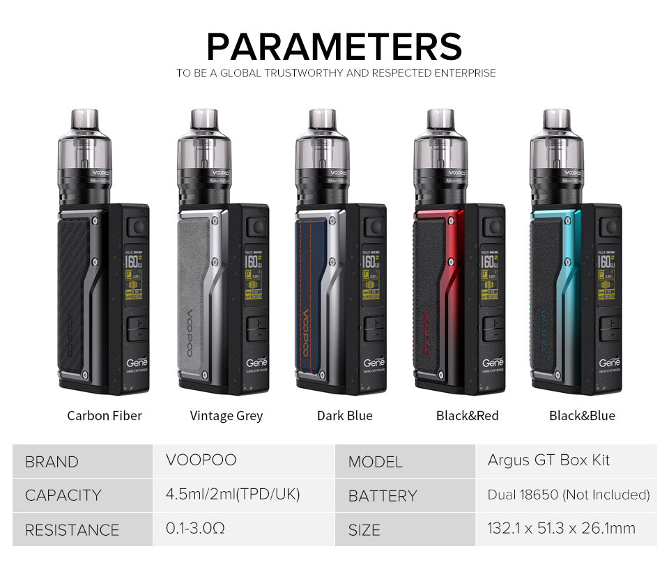 VOOPOO ARGUS MT 100W STARTER KIT