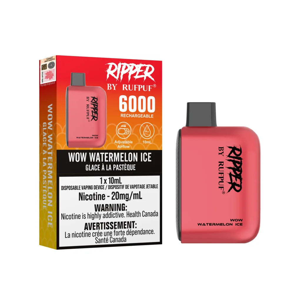 Rufpuf Ripper 6000 Wow Watermelon Ice (20mg)