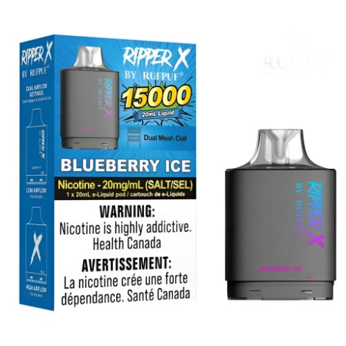 Rufpuf Ripper X 15000 Blueberry Ice (20mg)