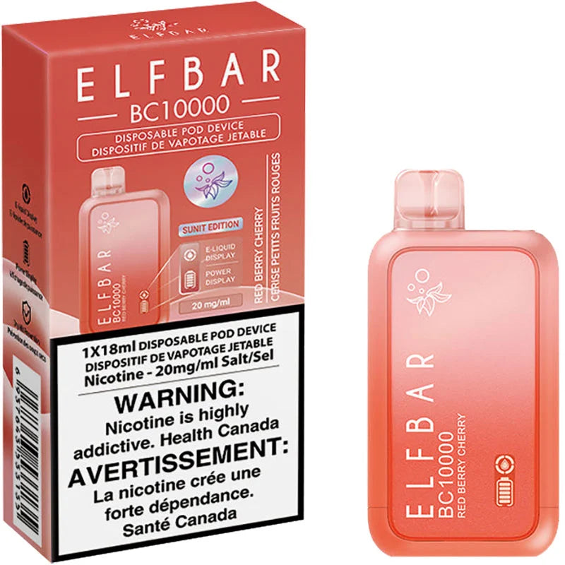 (Ontario) Elf Bar BC10K Disposable Red Berry Cherry