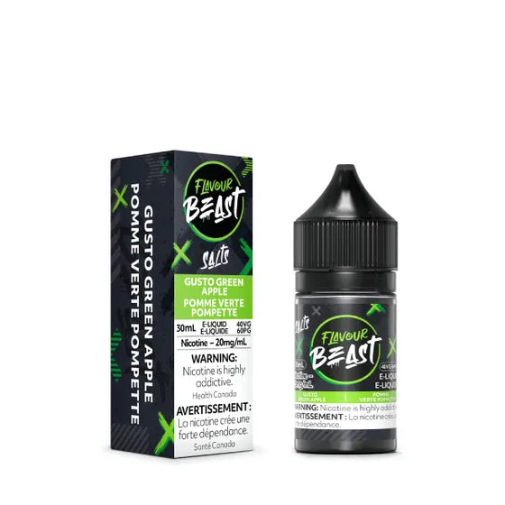 (Ontario) Flavour Beast Salt 30ML - Gusto Green Apple