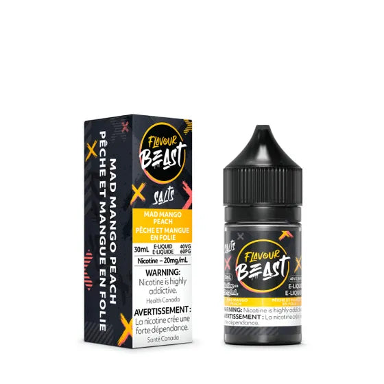 (Ontario) Flavour Beast Salt 30ML - Mad Mango Peach