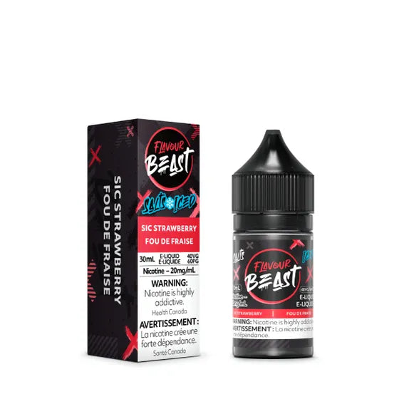 Flavour Beast Salt 30ML - Sic Strawberry Iced
