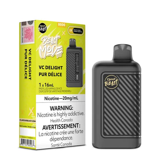 (Ontario) Flavour Beast Beast Mode 8K Disposable - VC Delight 20MG
