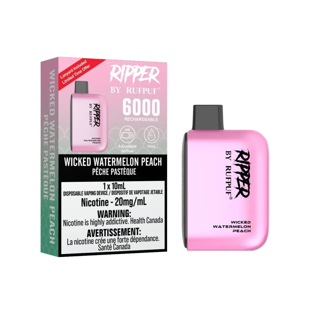 Rufpuf Ripper 6000 Wicked Watermelon Peach (20mg)