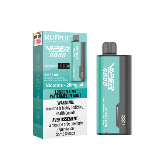 rufpuf Viper 9000 London Lime Watermelon Mint (20mg)