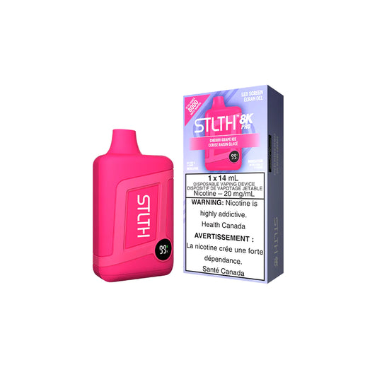 STLTH 8K PRO DISPOSABLE - CHERRY GRAPE ICE (20mg)