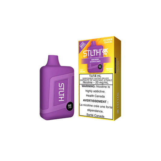 STLTH 8K PRO - QUAD BERRY (20mg)