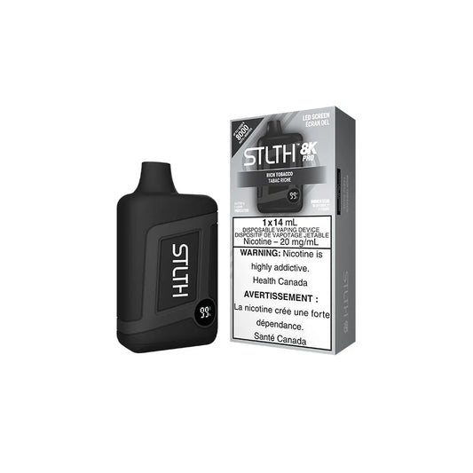 STLTH 8K PRO DISPOSABLE - RICH TOBACCO (20mg)