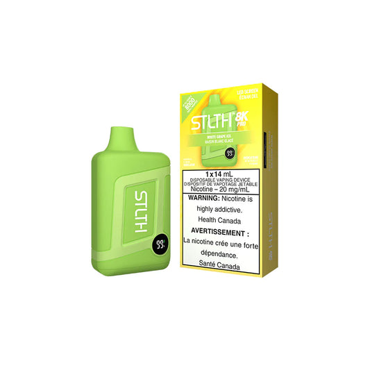 STLTH 8K PRO - WHITE GRAPE ICE (20mg)