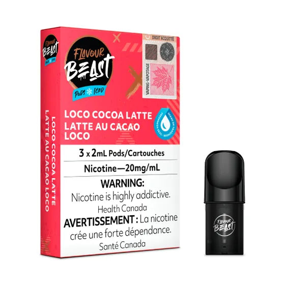 Flavour Beast Pod Pack - Loco Cocoa Latte - 20MG